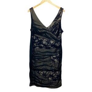 Torrid Black Lace V-neck Sleeveless Dress Size 2X